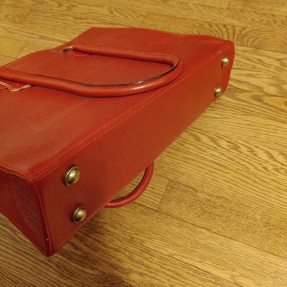Gorgeous red leather work/laptop bag - Picture 2 of 8